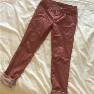 Prana Kara stretch jeans, beautiful mauve pink